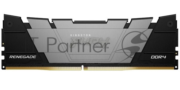 Оперативная память Kingston Fury Renegade, DDR4, 8GB (1x8GB), 3200MHz, CL16, DIMM, с радиатором, черный