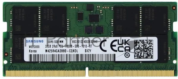 Оперативная память Samsung, DDR5, 32GB (1x32GB), 4800MHz, CL40, SO-DIMM