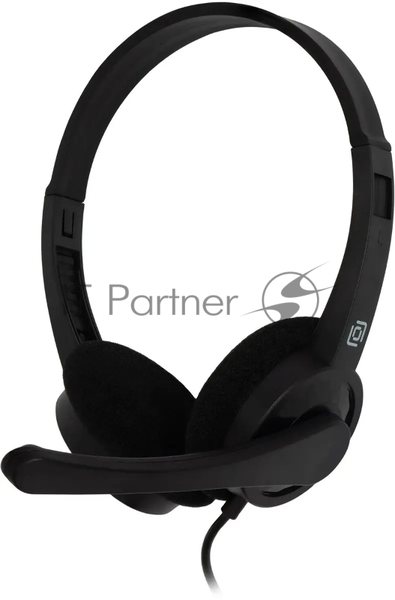 Гарнитура Oklick HS-M600 чёрный, проводная, 3.5 мм