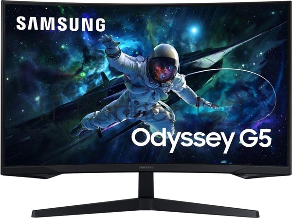 Монитор 32" Samsung S32CG550EI VA 2560x1440, 165 Гц, 1 мс, 16:9, 300 кд/м2, 1xHDMI, 1хDP, изогнутый, черный