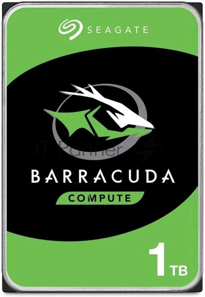 Жесткий диск Seagate BarraCuda 1TB Serial ATA III, 7200 rpm, 256mb buffer