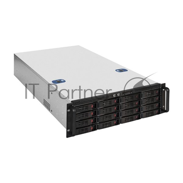 Серверный корпус ExeGate Pro 3U660-HS16 (RM 19", высота 3U, глубина 660, БП 2U-1080ADS,16xHotSwap, USB)