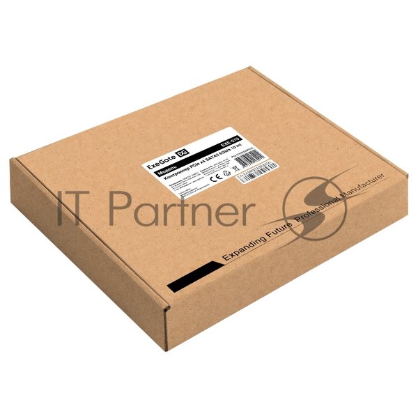 Контроллер ExeGate EXE-510 (PCI-E x4, SATA3 6Gb/s, 10 int, ASMedia Chipset ASM1166+JMB575)