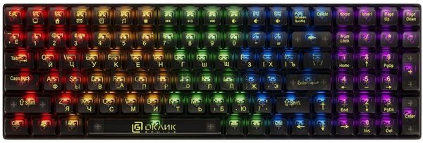 Клавиатура Oklick 915GK проводная, USB Type-A, чёрный