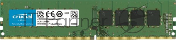 Оперативная память Crucial, DDR4, 8GB (1x8 GB), 3200 MHz, CL22, UDIMM