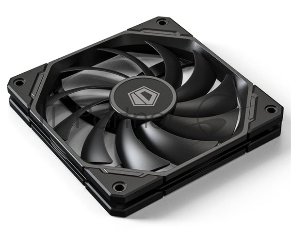 Вентилятор для корпуса ID-Cooling TF-12015-K черный, 120 мм, 2200 об/мин, 32.3 дБ, 4 pin
