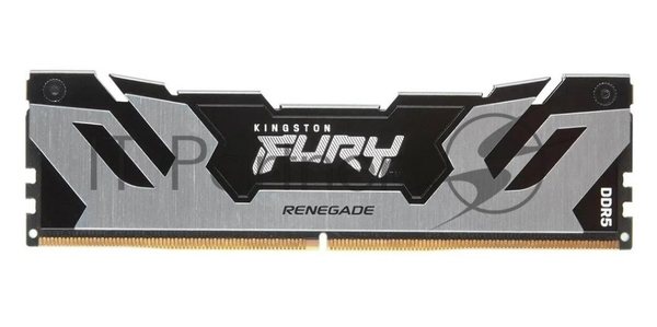 Оперативная память Kingston Fury Renegade, DDR5, 16Gb (1x16Gb), 8000MHz, CL38, DIMM, с радиаторами, серебристый/черный