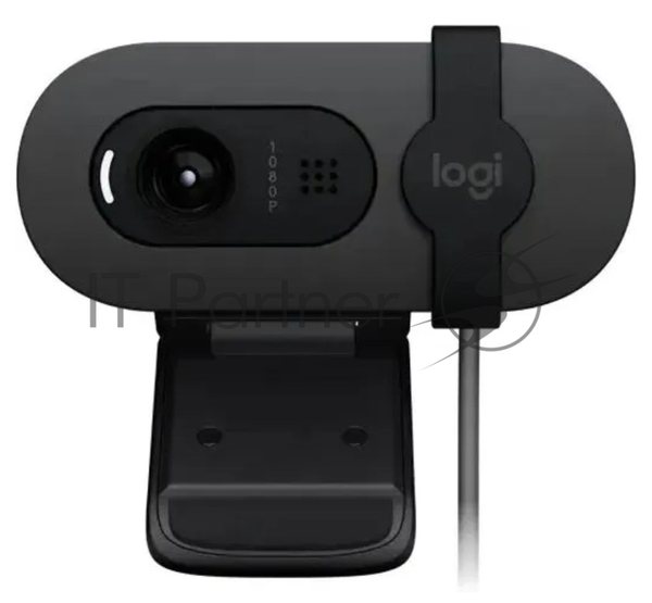 Веб-камера Logitech Brio 90 1920x1080, 30 кадр/с, USB Type-A, микрофон, крепление на мониторе