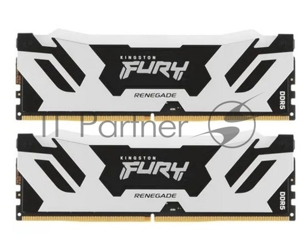 Оперативная память Kingston Fury Renegade, DDR5, 96Gb (2x48GB), 6000MHz, CL32, DIMM, с радиаторами, cеребристый/черный