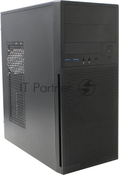Компьютерный корпус MidiTower Powerman DA815BK черный PMP-500ATX-F 2*USB 3.0 ATX