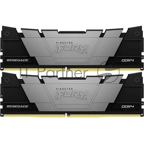 Оперативная память Kingston Fury Renegade, DDR4, 16GB (2x8GB), 4266MHz, CL19, DIMM, с радиатором, черный