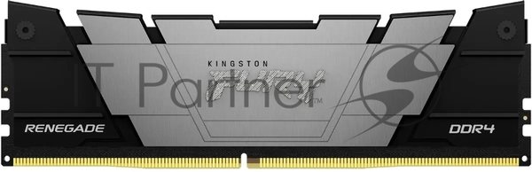 Оперативная память Kingston Fury Renegade, DDR4, 16Gb (1x16GB), 4000MHz, CL19, DIMM, с радиатором, черный