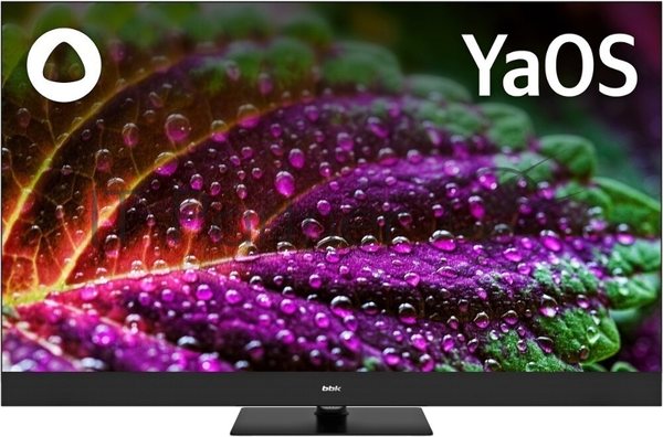 Телевизор BBK 43" 43LED-8259/UTS2C черный QLED UHD 60Hz Яндекс ТВ 1.5GB/8GB