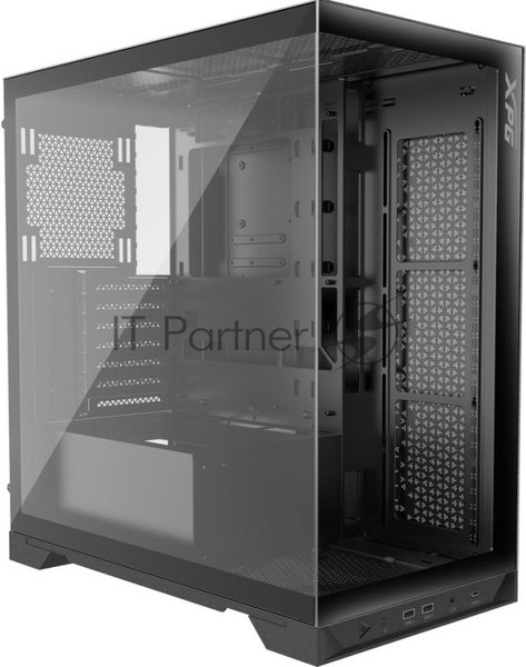 Компьютерный корпус XPG INVADER X черный (INVADERXMTWOF-BKCWW) Mid-Tower, Micro-ATX, Mini-ITX, Standard-ATX, USB 3.2 Gen2 Type-A, USB 3.2 Gen2 Type-C