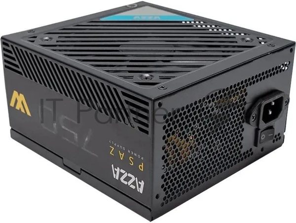 Блок питания, Azza, PSAZ-750W, 750Вт, 80 PLUS bronze, 120мм, черный