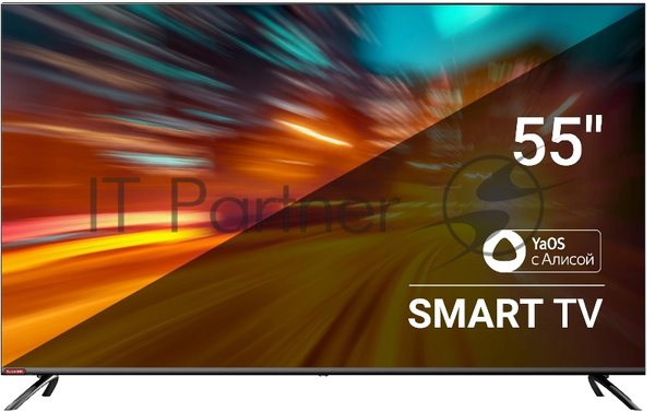 Телевизор SunWind 55" SUN-LED55XU401 черный LED UHD 60Hz Яндекс ТВ