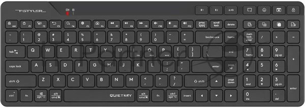 Клавиатура A4Tech FBK27C AS беспроводная, Bluetooth, радиоканал, чёрный