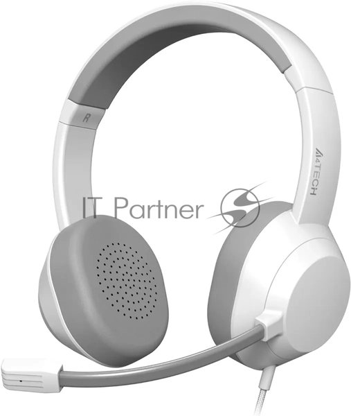 Гарнитура A4Tech Fstyler FH150U белый/серый, проводная