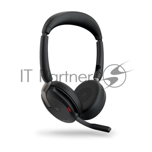 Гарнитура Jabra Evolve2 65 Flex чёрный, беспроводная, Bluetooth, до 32 ч