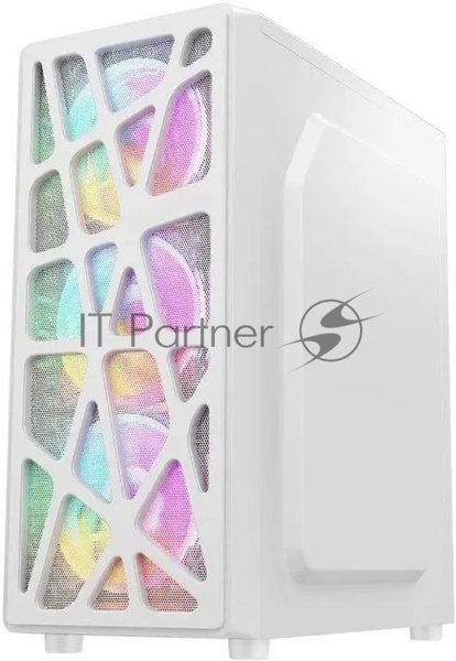Компьютерный корпус Aerocool/Formula Mana белый без БП ATX 3x120мм 1xUSB 2.0 1xUSB 3.0 audio bott PSU