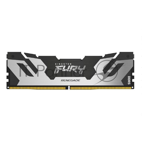 Оперативная память Kingston Fury Renegade, DDR5, 48Gb (1x48Gb), 6400MHz, CL32, DIMM, с радиатором, серебристый/черный