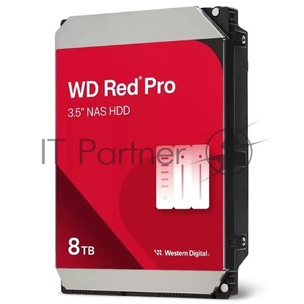 Жесткий диск WD SATA-III 8Tb WD8005FFBX NAS Red Pro (7200rpm) 256Mb 3.5"