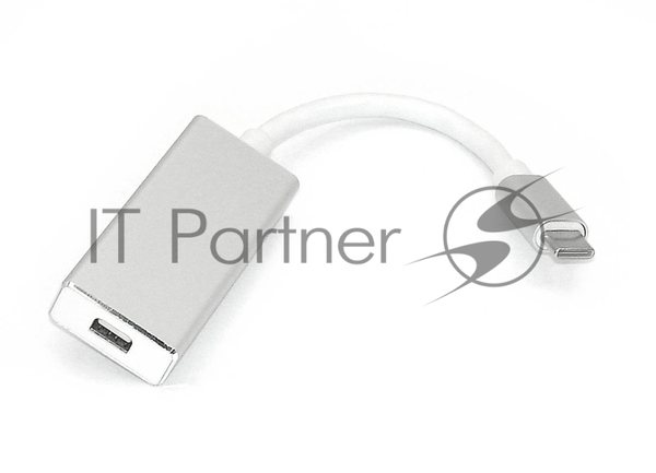Адаптер Type-C на mini DisplayPort, серебро
