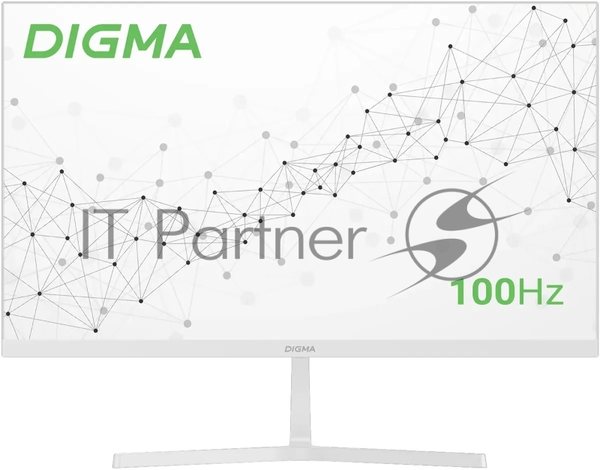 Монитор 21.5" Digma Progress 22A502F VA 1920x1080, 100 Гц, 5 мс, 16:9, 250 кд/м², 1xHDMI, 1xDP, 1xVGA, 2x1 Вт, белый