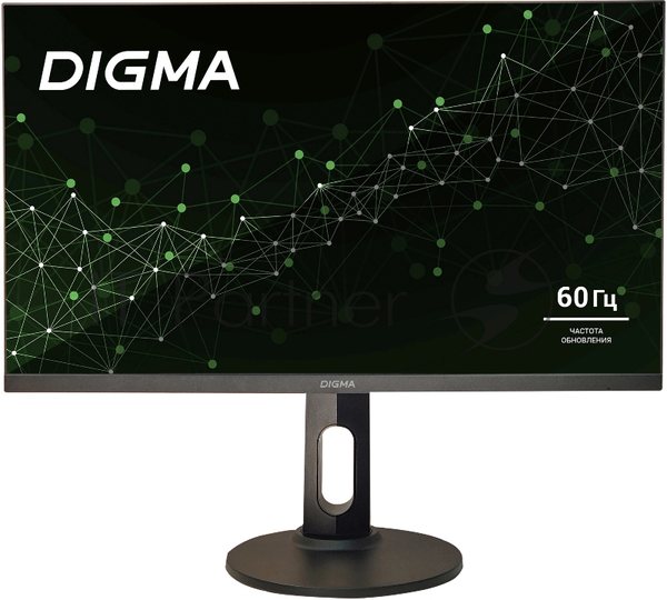 Монитор 27" Digma Progress 27P505U IPS 3840x2160, 60 Гц, 5 мс, 16:9, 350 кд/м², 2xHDMI, 2xDP, 1x3.5 мм, 2x3 Вт, черный