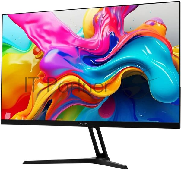 Монитор 23.8" Digma Progress 24P504F IPS 1920x1080, 100 Гц, 5 мс, 16:9, 250 кд/м², 1xHDMI, 1xDP, 1xVGA, 2x2 Вт, черный