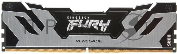 Оперативная память Kingston Fury Renegade, DDR5, 32Gb (1x32GB), 6400MHz, CL32, DIMM, радиатор, серебристый/черный