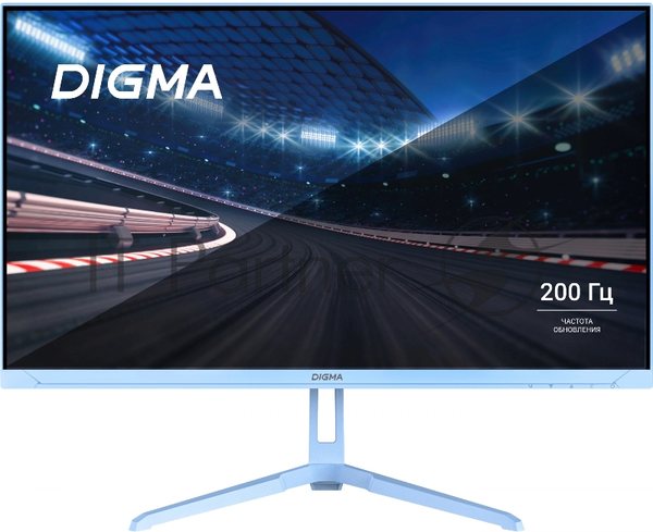 Монитор 23.8" Digma Overdrive 24P410F IPS 1920x1080, 200 Гц, 2 мс, 16:9, 300 кд/м2, 1xHDMI, 1хDP, 1xUSB, 1x3.5 мм, голубой