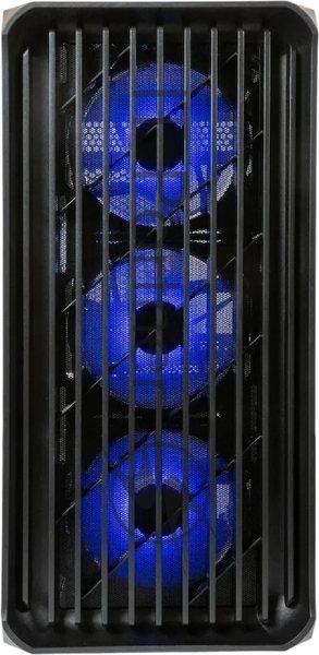 Компьютерный корпус Minitower mATX Eurocase 00-01003411 M205 4ARGb черный без БП закаленное стекло USB 3.0