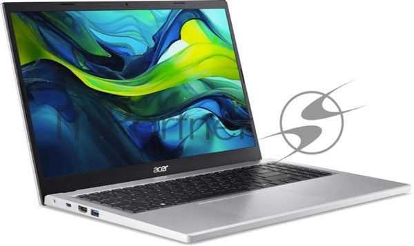 Ноутбук Acer Aspire Go 15 AG15-31P 15,6" FHD IPS i3-N305 8Gb SSD 256Gb Intel UHD Graphics Cam 50Вт*ч No OS Серебристый