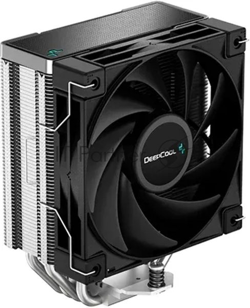 Кулер DEEPCOOL AK400 260W LGA1700/1200/115X/AM4 (18шт/кор, TDP , PWM, Fan 120мм, 4 тепл. трубки, черный) RET <AK400>