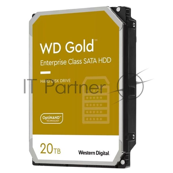 Жесткий диск Western Digital 3.5"; 20Tb WD202KRYZ Gold SATA3, Cache 291MB, 7200 rpm