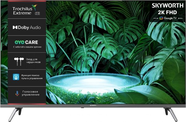 Телевизор Skyworth 40" 40E55G черный LED FHD 60Hz GoogleTV