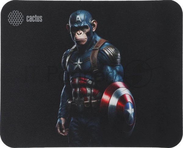 Коврик для мыши Cactus Captain America 250x200x3мм (CS-MP-D08S)