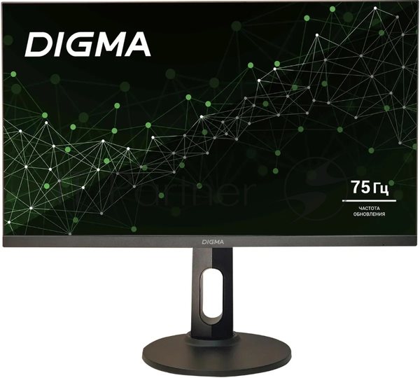 Монитор 27" Digma Progress 27P505Q IPS 2560x1440, 75 Гц, 5 мс, 16:9, 350 кд/м², 2xHDMI, 1xDP, 1x3.5 мм, черный