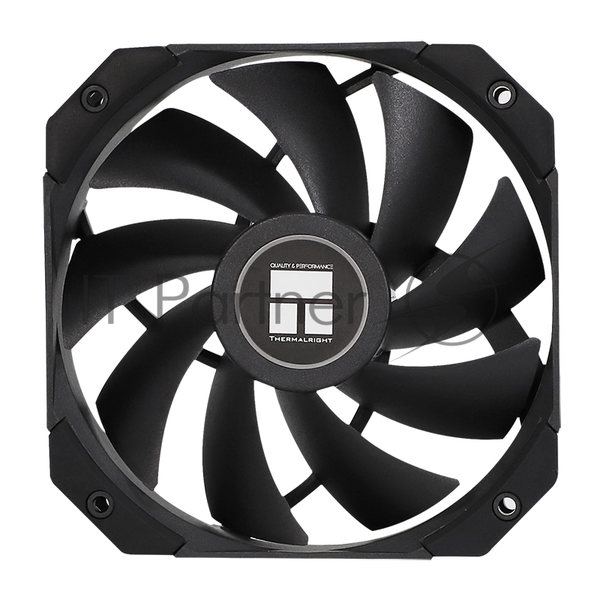 Вентилятор для корпуса Thermalright TL-D12B черный, 120 мм, 1500 об/мин, 25.2 дБ, 4 pin