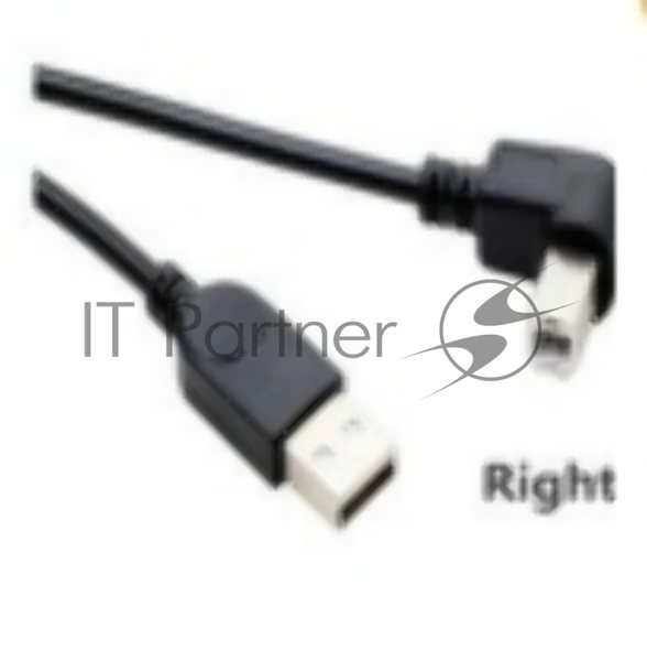 Кабель USB 2.0 на USB-B угол вправо 3 м