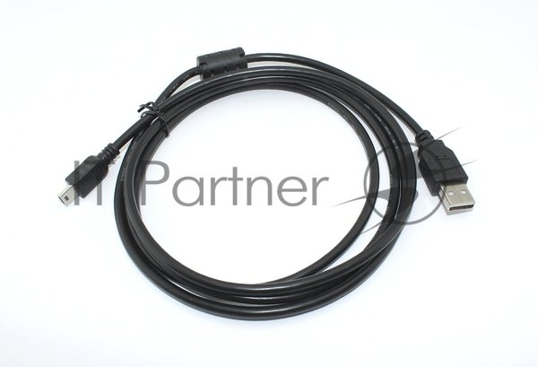 Кабель для зарядки Mini USB-B(m)-USB-A(m), 1.8m черный