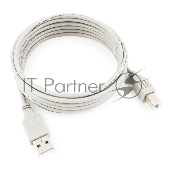 Кабель USB2.0 Cablexpert CC-USB2-AMBM-10-N, AM/BM, медь, 3.0м, пакет