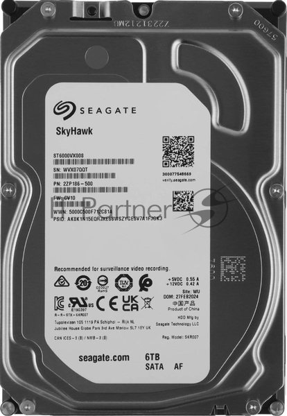 Жесткий диск HDD Seagate 6Tb 5400RPM SATA 6Gb/S 256MB