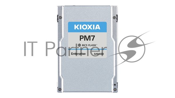 Накопитель SSD KIOXIA SSD PM7-V, 1600Gb, 2.5" 15мм, SAS 24G, TLC, R/W 4200/3400 MB/s, IOPs 720K/320K, TbW 8760, DWPD 3 (12 мес.)