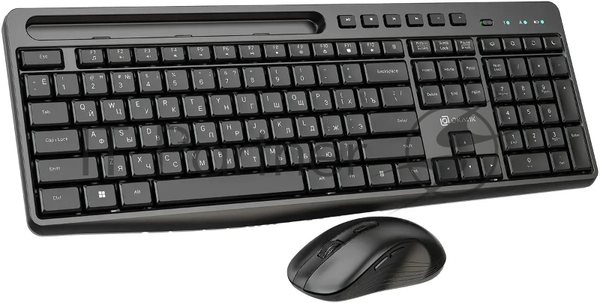 Комплект клавиатура+мышь Oklick S275W беспроводной, USB, 1600 DPI, чёрный