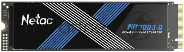 Накопитель SSD Netac NV7000-Q, 2Tb, M.2 2280, PCIe 4.0 x4, NVMe, R/W 7100/6200, с радиатором