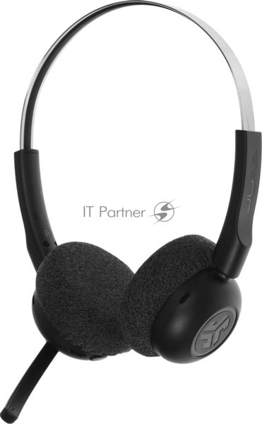 Гарнитура JLab GO Work Pop Wireless Headphones чёрный, беспроводная, Bluetooth, до 50 ч