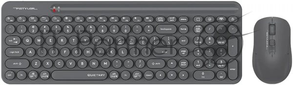 Комплект клавиатура+мышь A4Tech FStyler FG3300 Air2 беспроводной, USB, 2000 DPI, серый