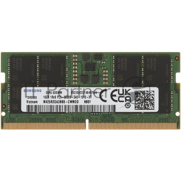 Оперативная память Samsung, DDR5, 32GB (1x32GB), 5600MHz, CL40, SO-DIMM